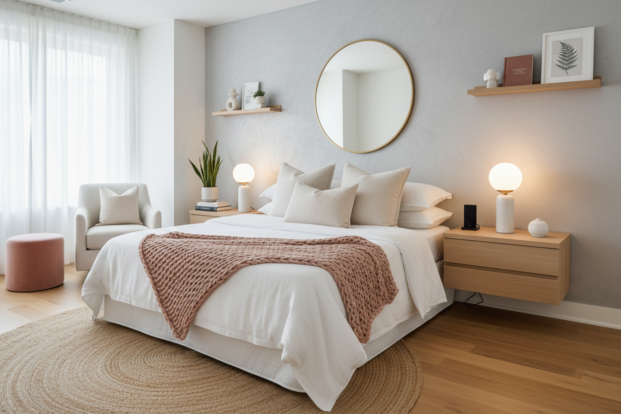 Beautiful bedroom interior
